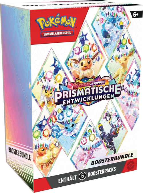 Pokemon TCG: Prismatische Entwicklungen – Boosterbundle (6 Packs) – Deutsch
