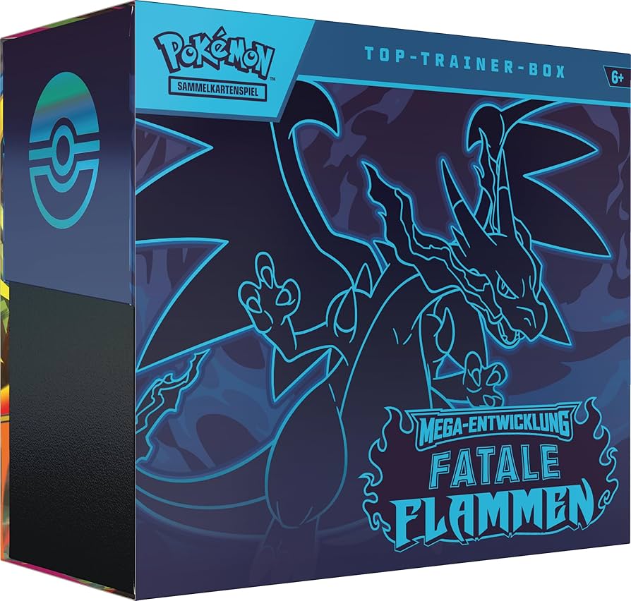 Pokémon TCG: Fatale Flammen – Top Trainer Box – Deutsch