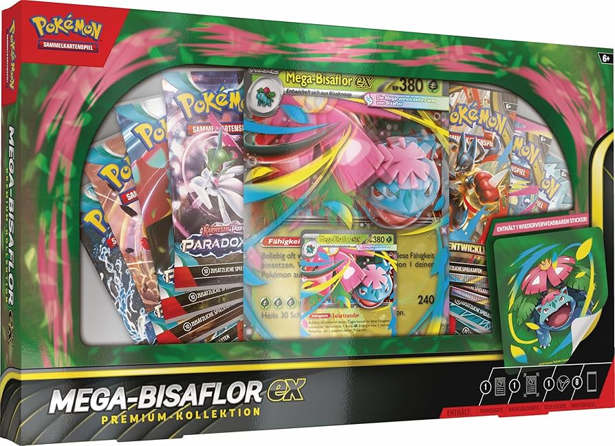 Pokemon TCG: Mega Entwicklung – Mega Bisaflor Premium Kollektion – Deutsch
