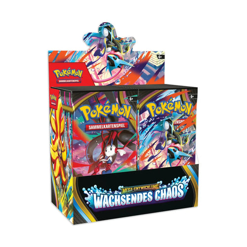 Pokemon TCG: Wachsendes Chaos – Booster Display (36 Packs) – Deutsch