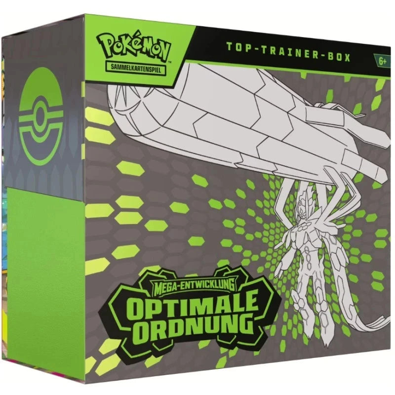 Pokemon TCG: Optimale Ordnung – Top Trainer Box – Deutsch