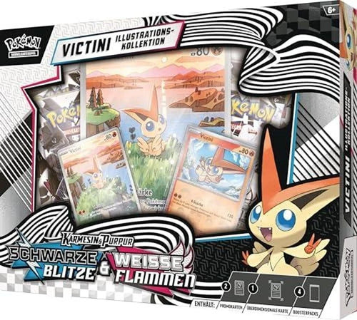 Pokemon TCG: Schwarze Blitze & Weiße Flammen – Victini Kollektion – Deutsch