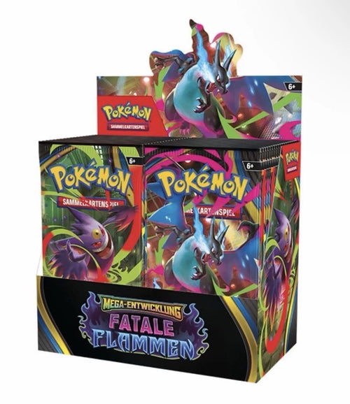 Pokemon TCG: Fatale Flammen – Booster Display (36 Packs) – Deutsch