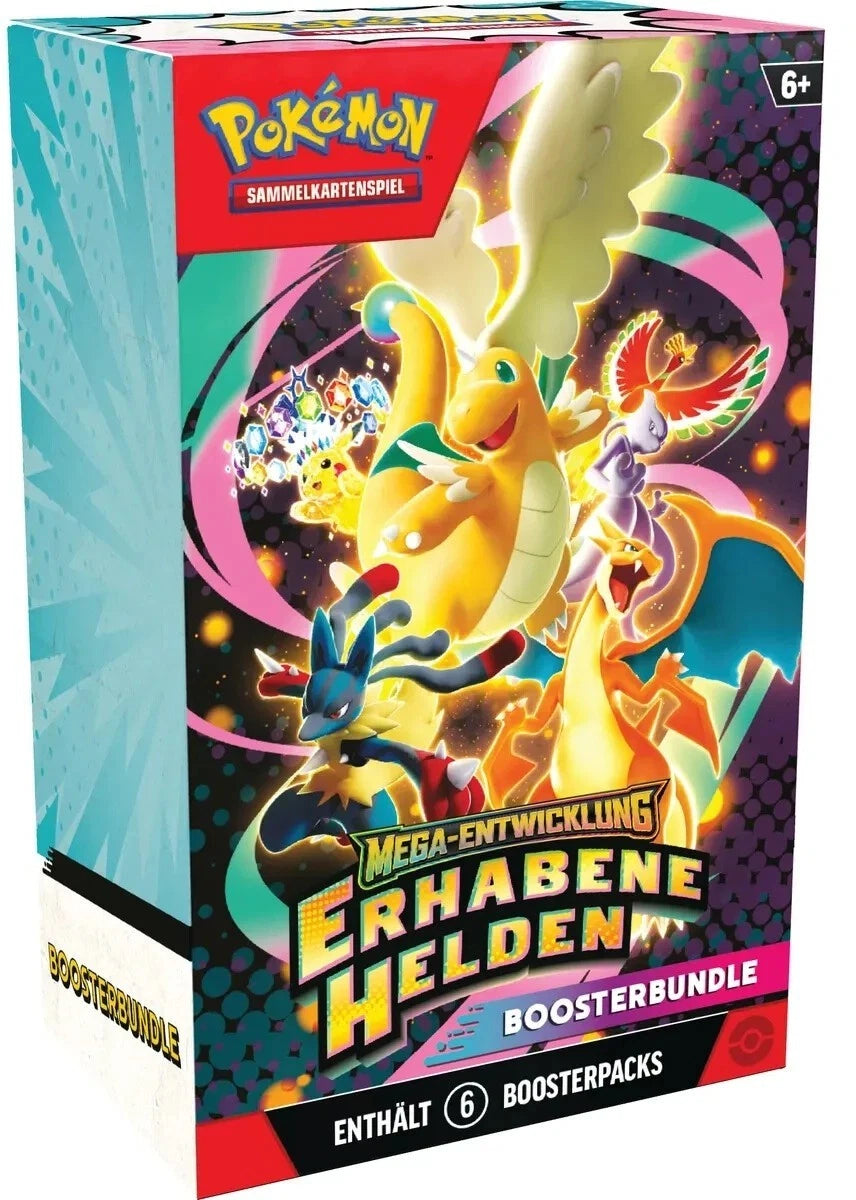 Pokemon TCG: Erhabene Helden – Boosterbundle (6 Packs) – Deutsch
